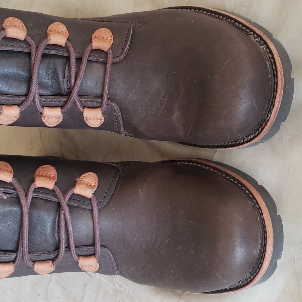 LL BEAN East Point Leather Chelsea Ankle Boots Waterproof TEK2.5 Brown Size 9. - Picture 13 of 14